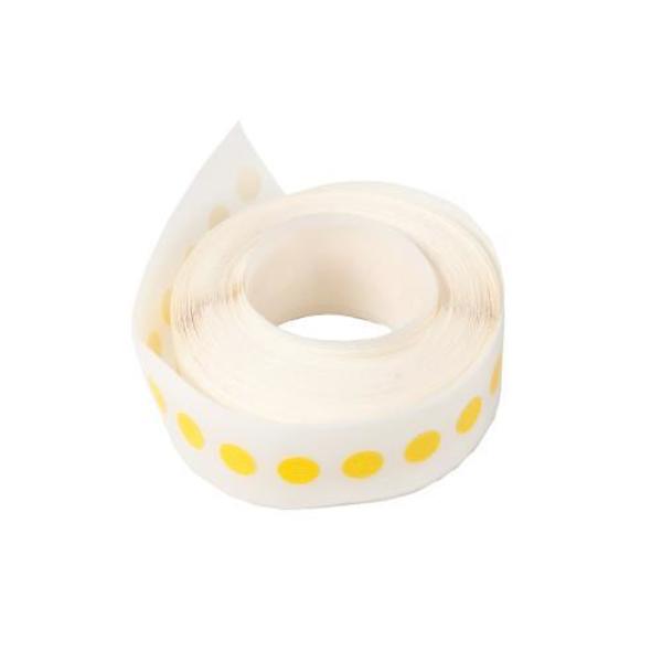 Ecolab Food Safety 1/4 in Yellow Tuesday Day Dot Roll 11006-02-00
